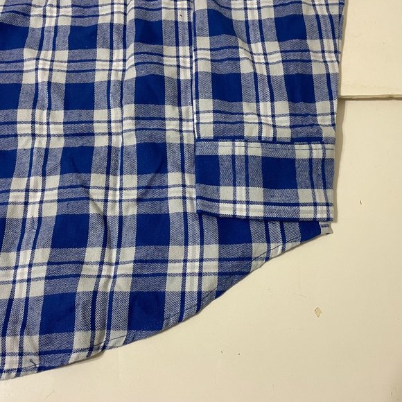 Indianapolis Colts FOCO Mens Flannel Plaid Long Sleeve Button Shirt Pocket - 2XL - Picture 15 of 15